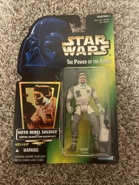 Star Wars Power of the Force Hoth Rebel Soldier 3.75" Action Figure 1996 Kenner